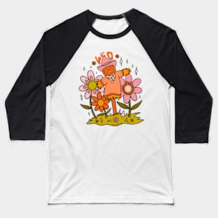 Leo Scarecrow Baseball T-Shirt